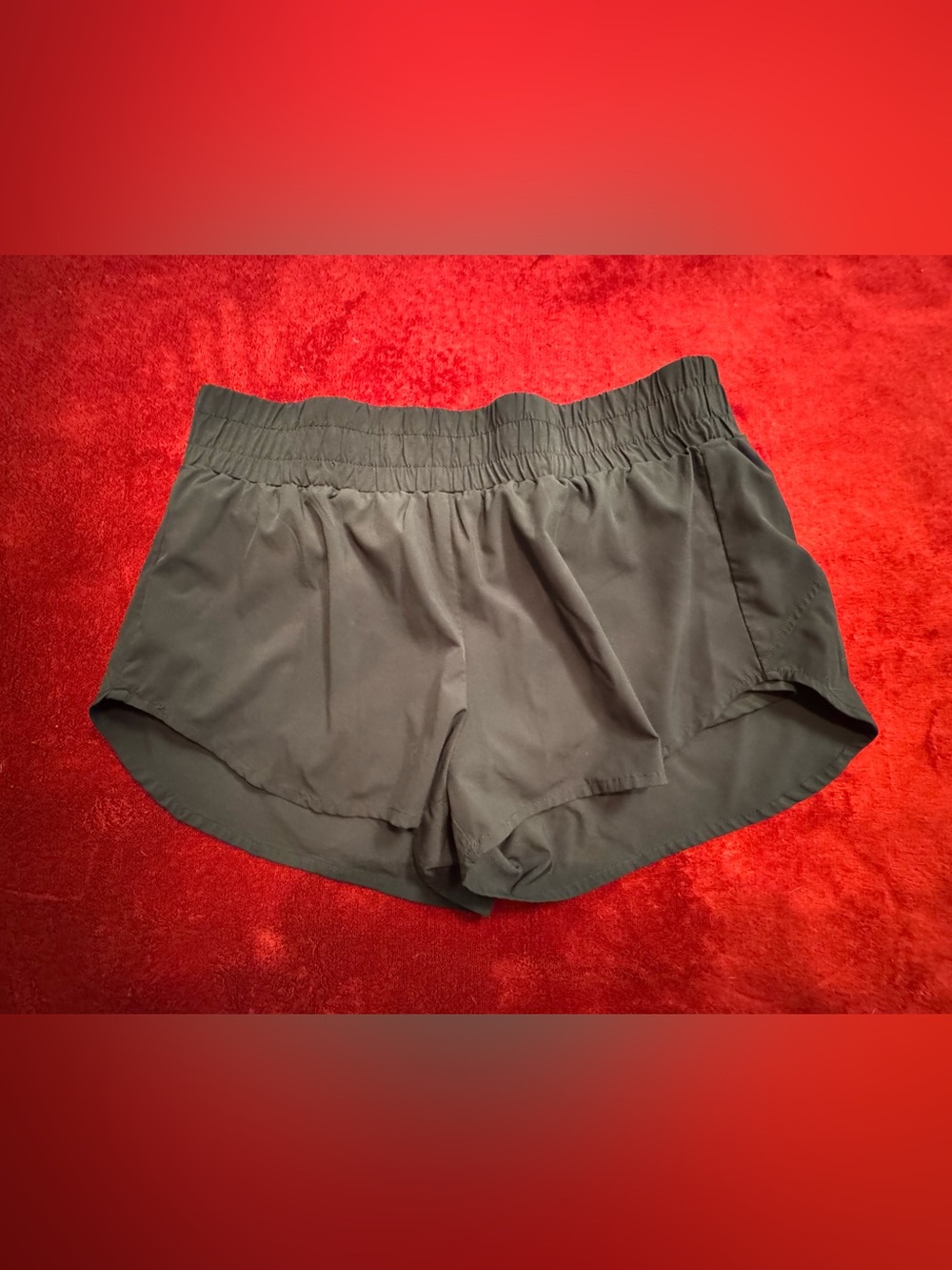 Old Navy Women's Black Athletic Running Shorts with Elastic Waistband